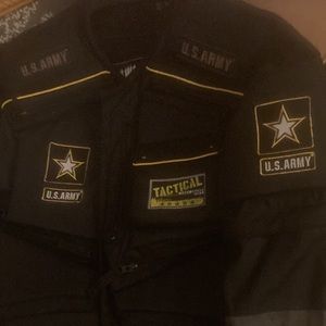 Mens Army motorcycle jacket
